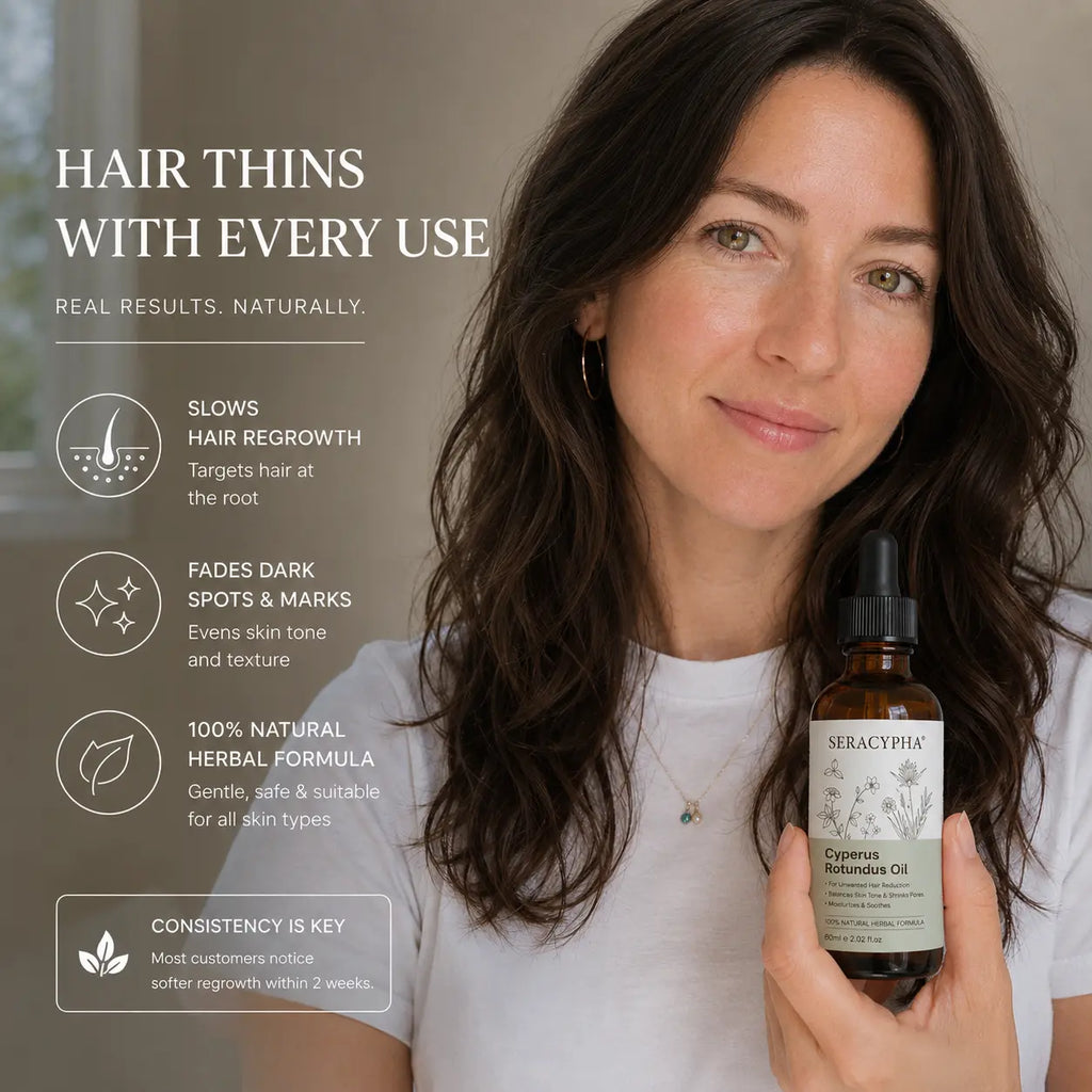 Seracypha™ Cyperus Rotundus Skin Serum - Stop Unwanted Hair Growth Naturally